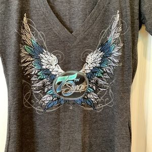 Sturgis Motocycle Rally 75th Anniversary Gray T-shirt New!